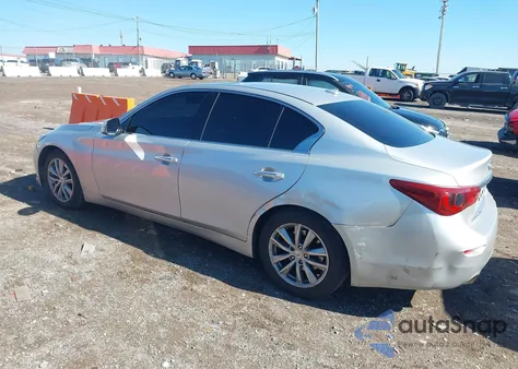 2015 Infiniti Q50 z USA, uszkodzony, nr VIN JN1BV7APXFM342302
